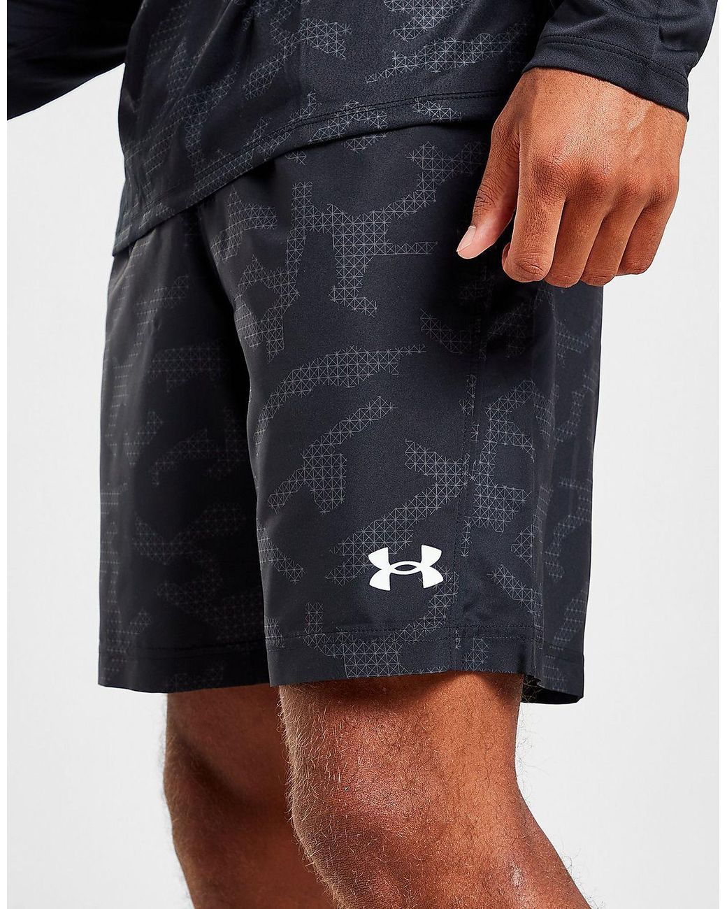 Under Armour Camo Woven Shorts in Blue for Men | Lyst UK
