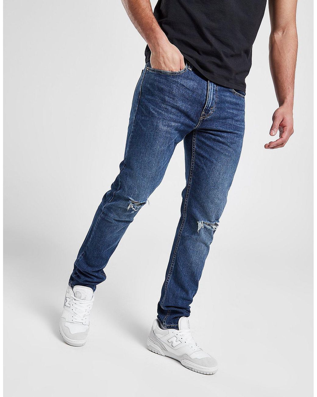 Ripped levis jeans mens 2025