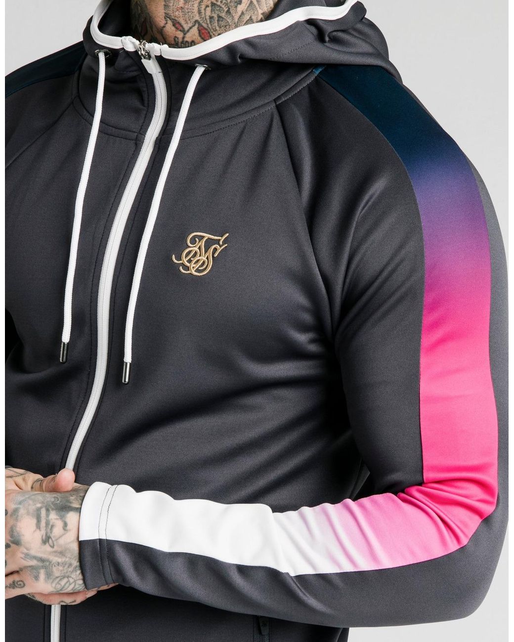 sik silk grey hoodie