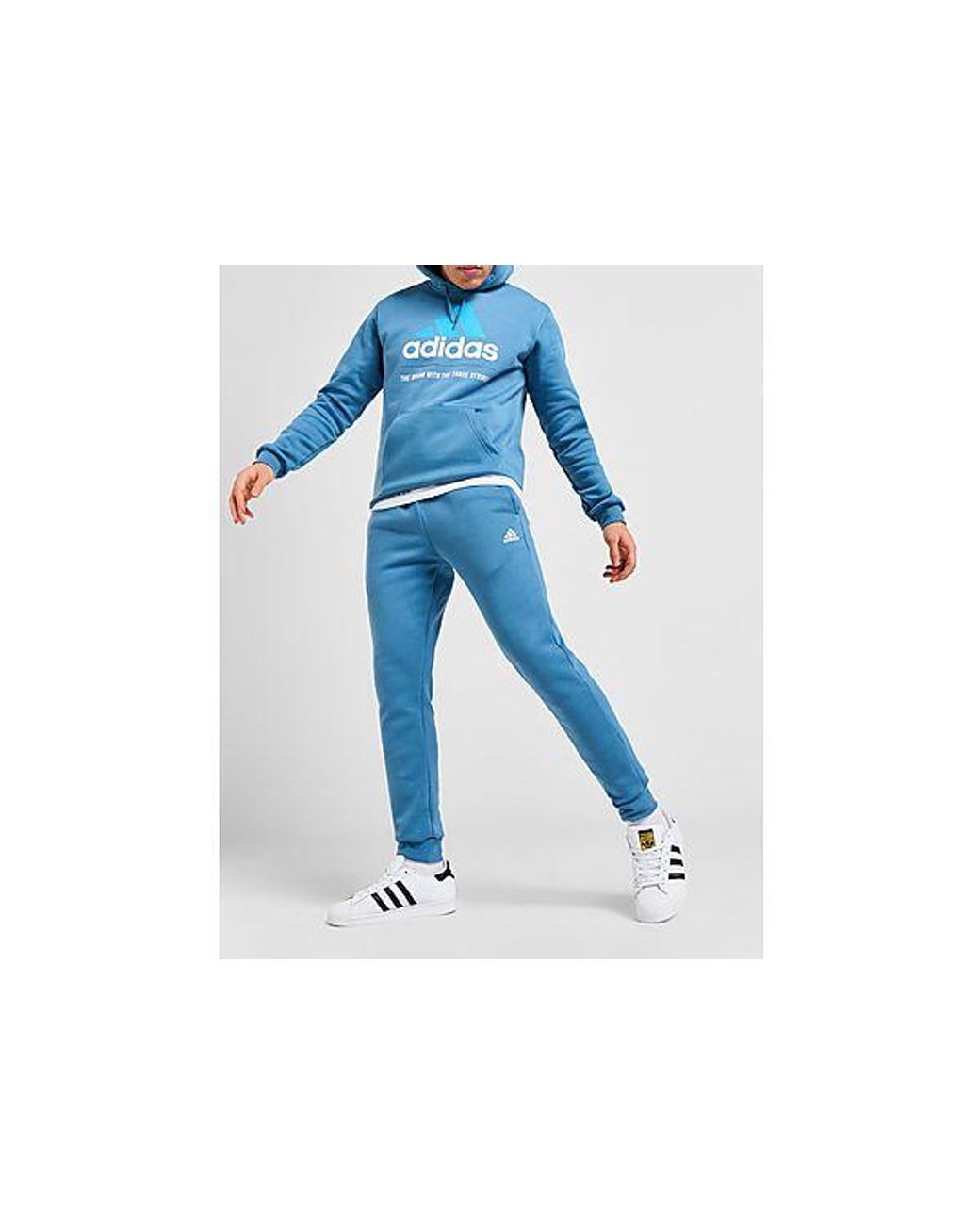 adidas Badge Of Sport Logo Track Pants in Blue for Men Lyst UK