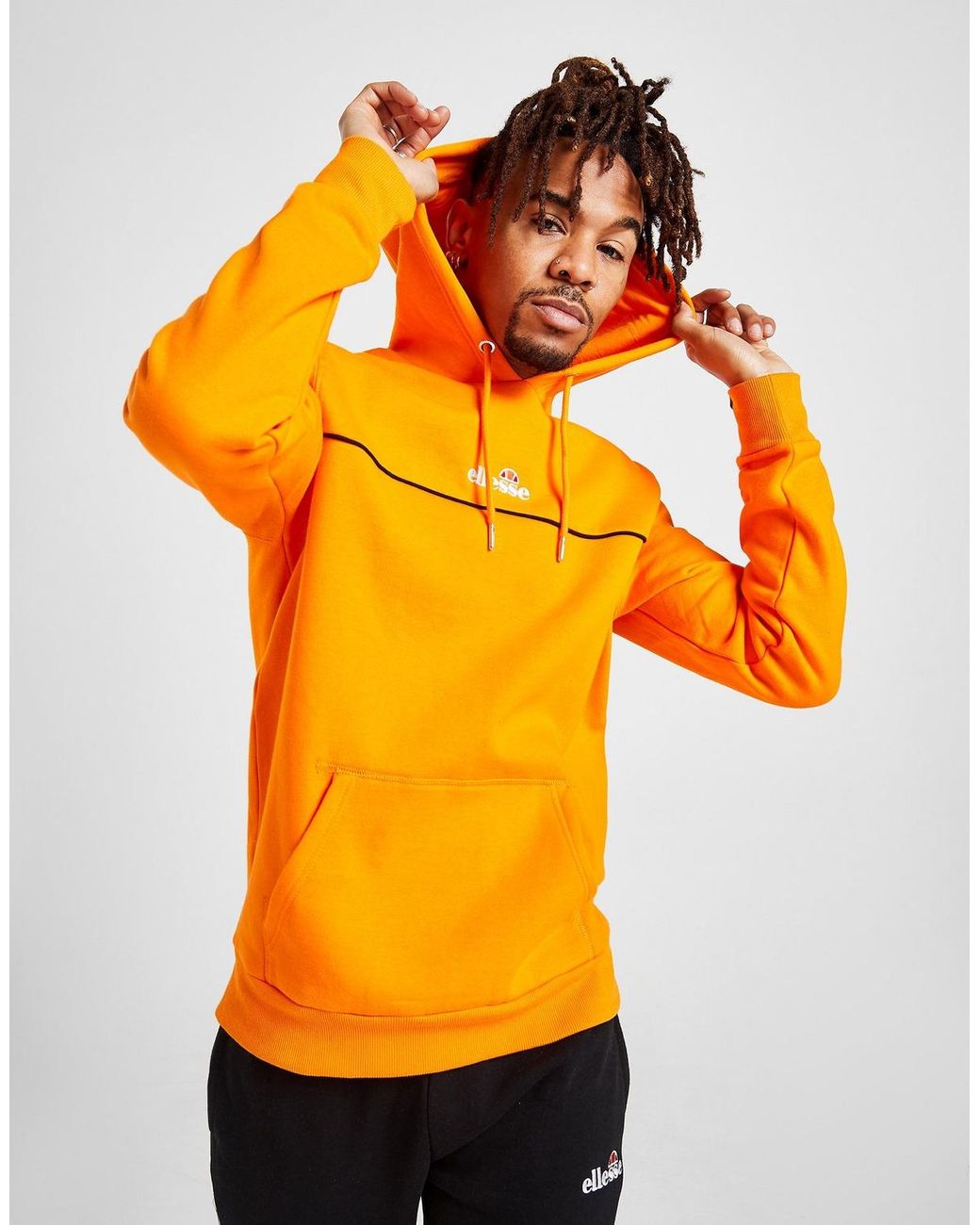 ellesse orange hoodie
