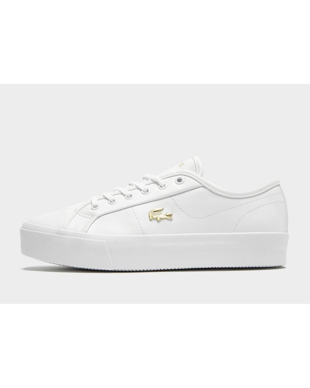 lacoste ziane leather white