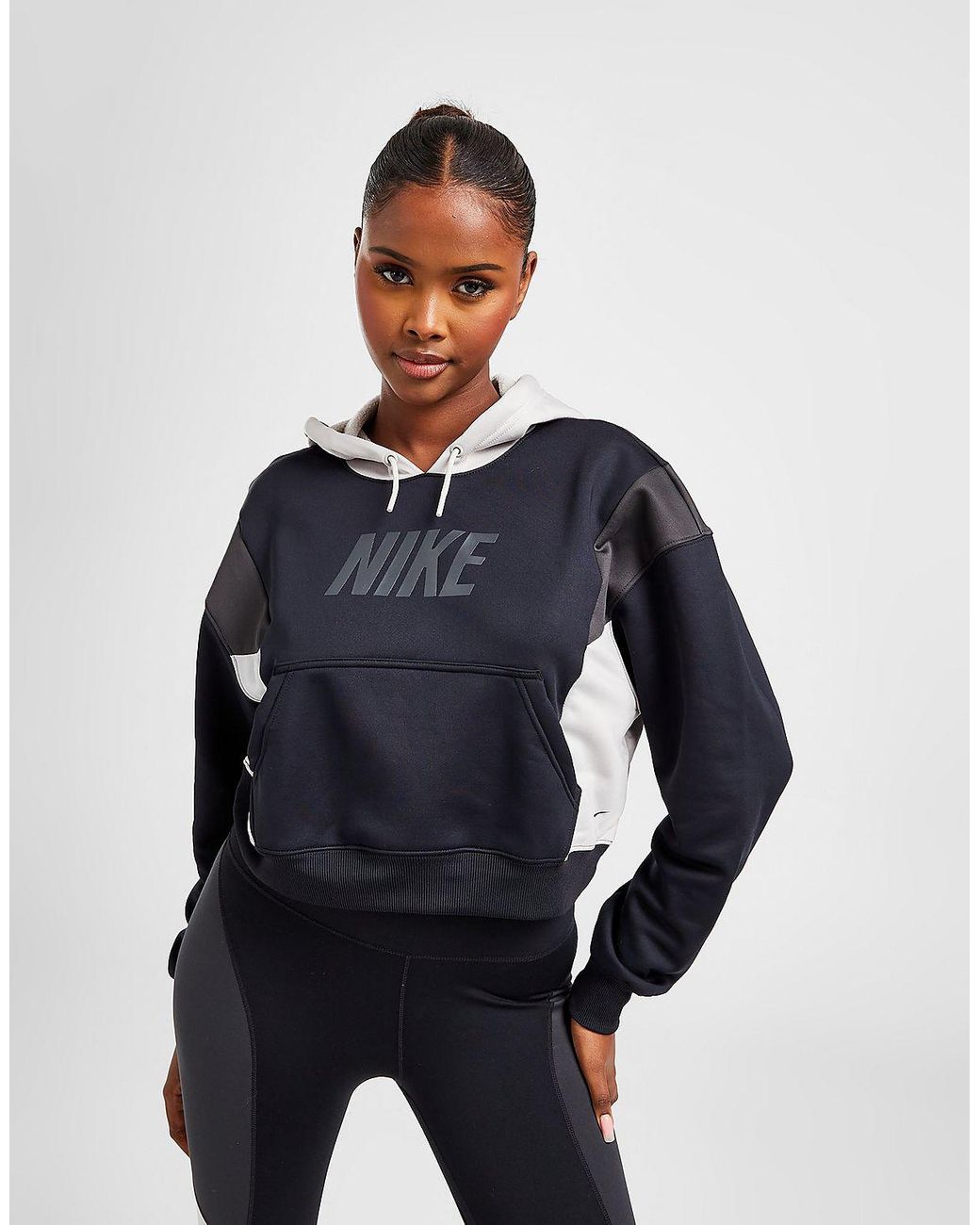 Nike heritage colour deals block crop crew sweatshirt