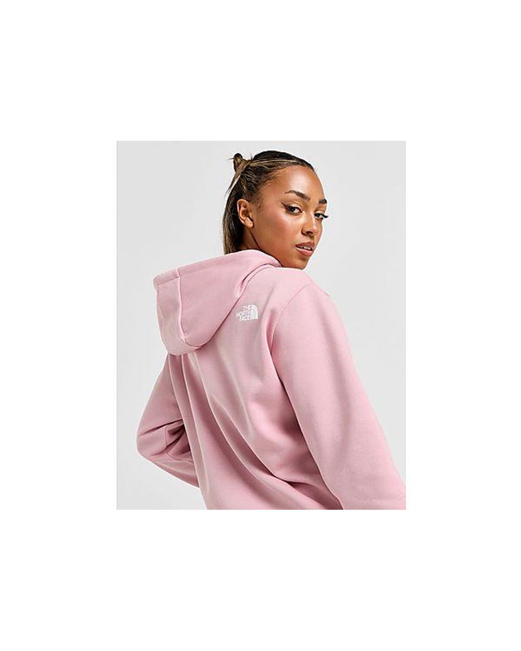 The North Face Outline Logo Overhead Hoodie in Pink Lyst UK