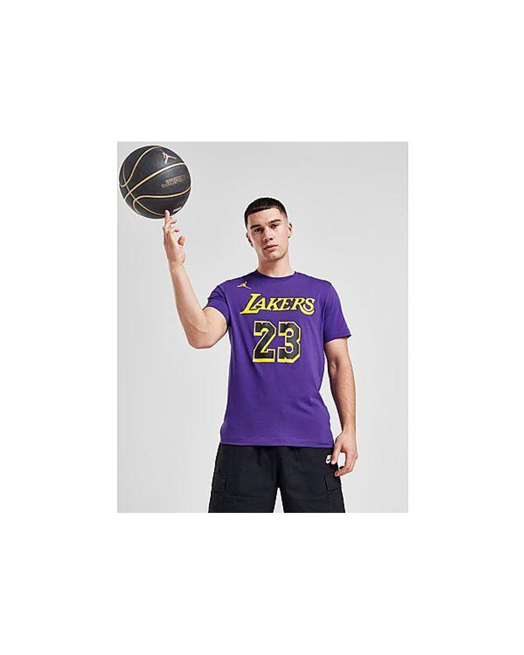 Purple Nike NBA LA Lakers Essential T-Shirt - JD Sports Ireland