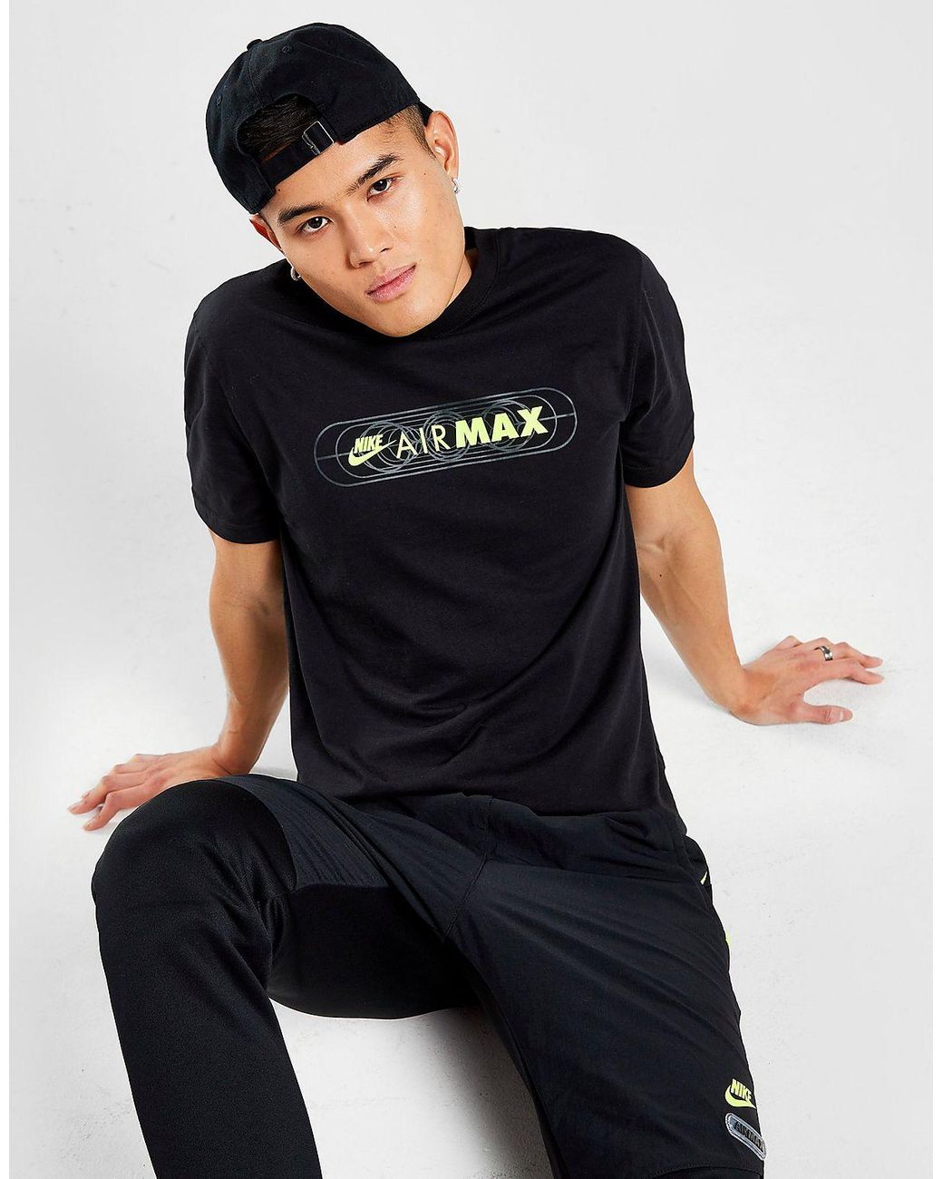 Nike Air Max T-shirt in Black for Men | Lyst UK