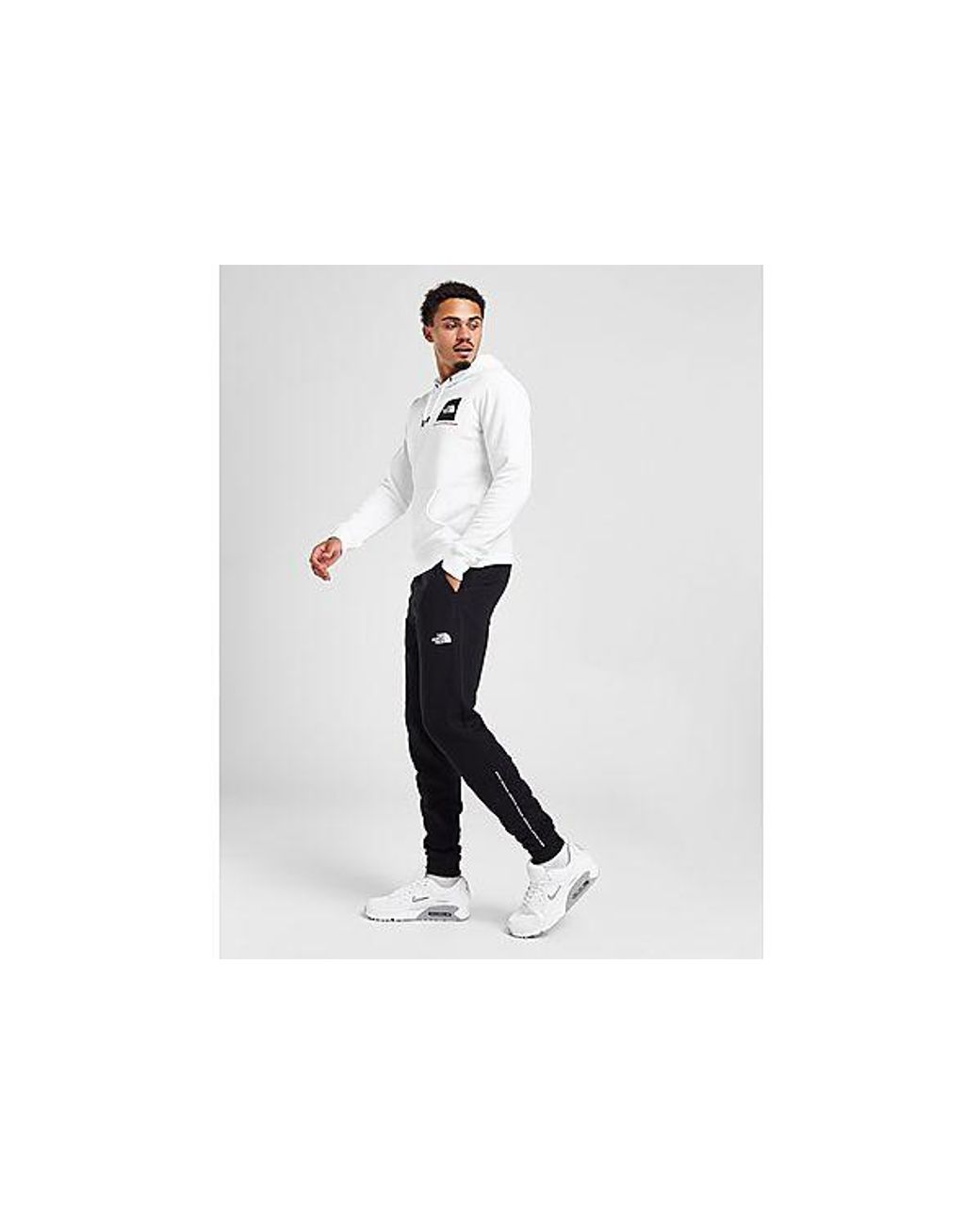 The North Face Tape Fleece Joggers in Black for Men Lyst UK
