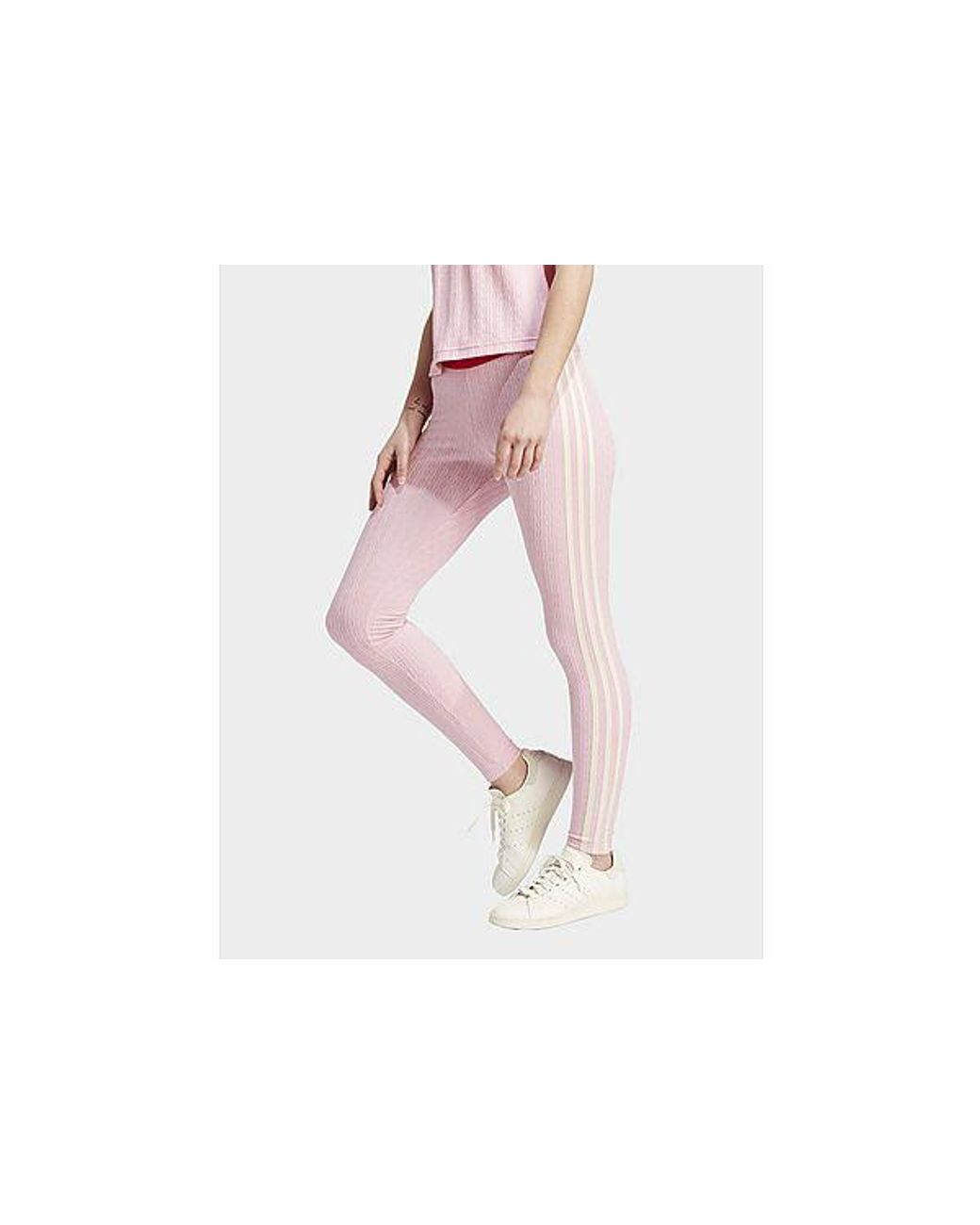 adidas Adicolor 70s Knit Leggings - Pink