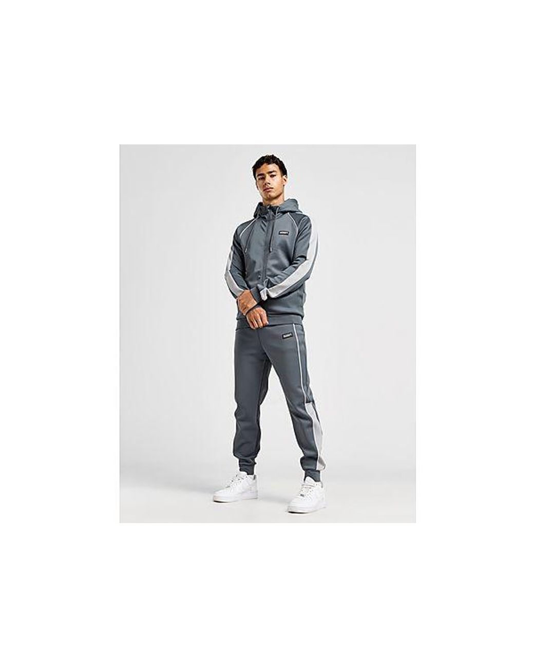 McKenzie Medley Poly Track Pants in Black for Men Lyst UK