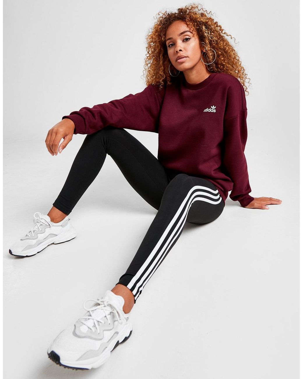 adidas original fleece crew sweatshirt