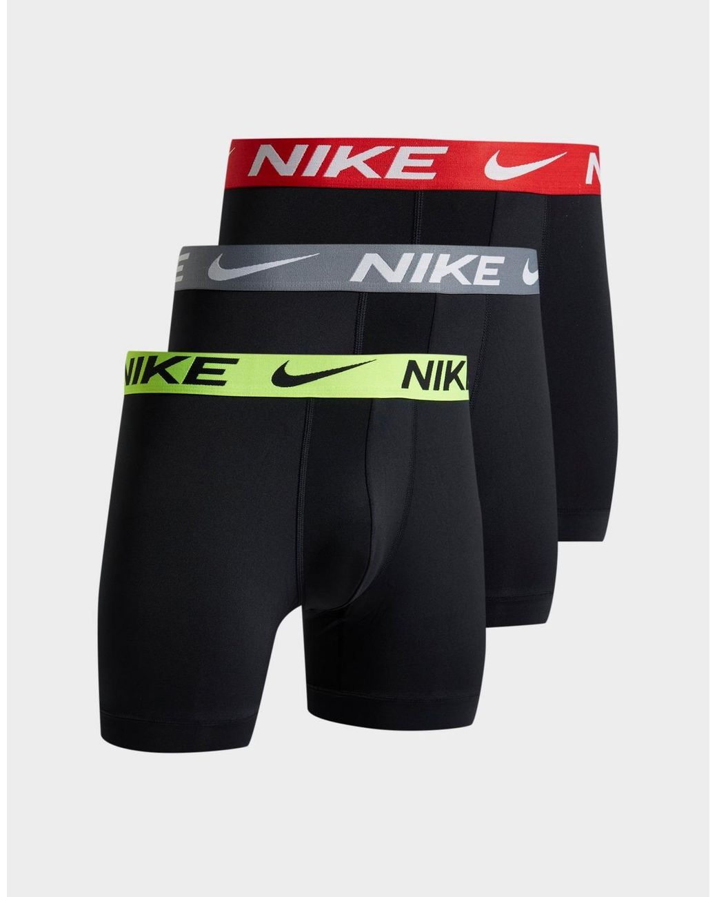 Nike Cotton 3-pack Boxers in Black for Men - Lyst