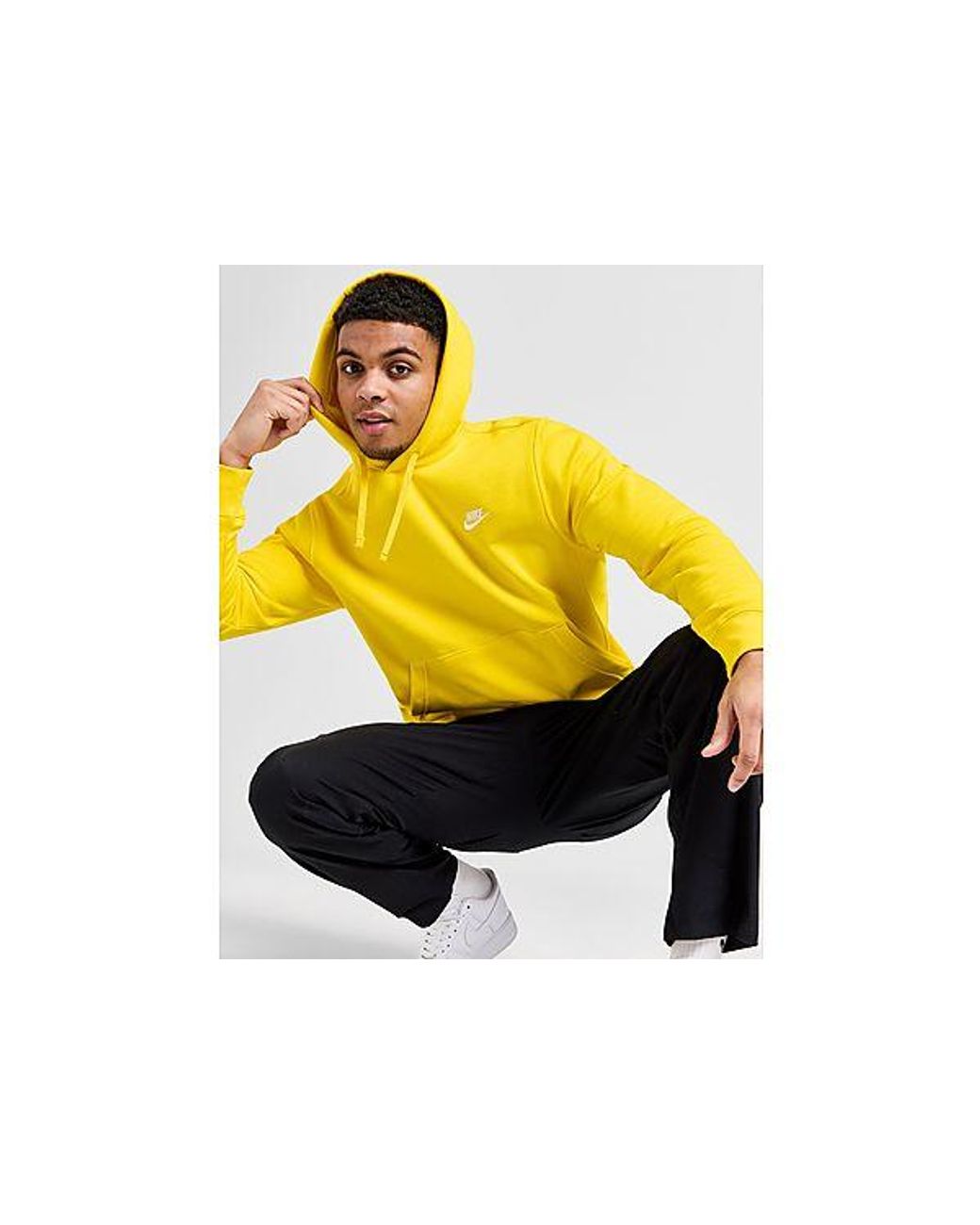 Nike foundation hoodie yellow hotsell