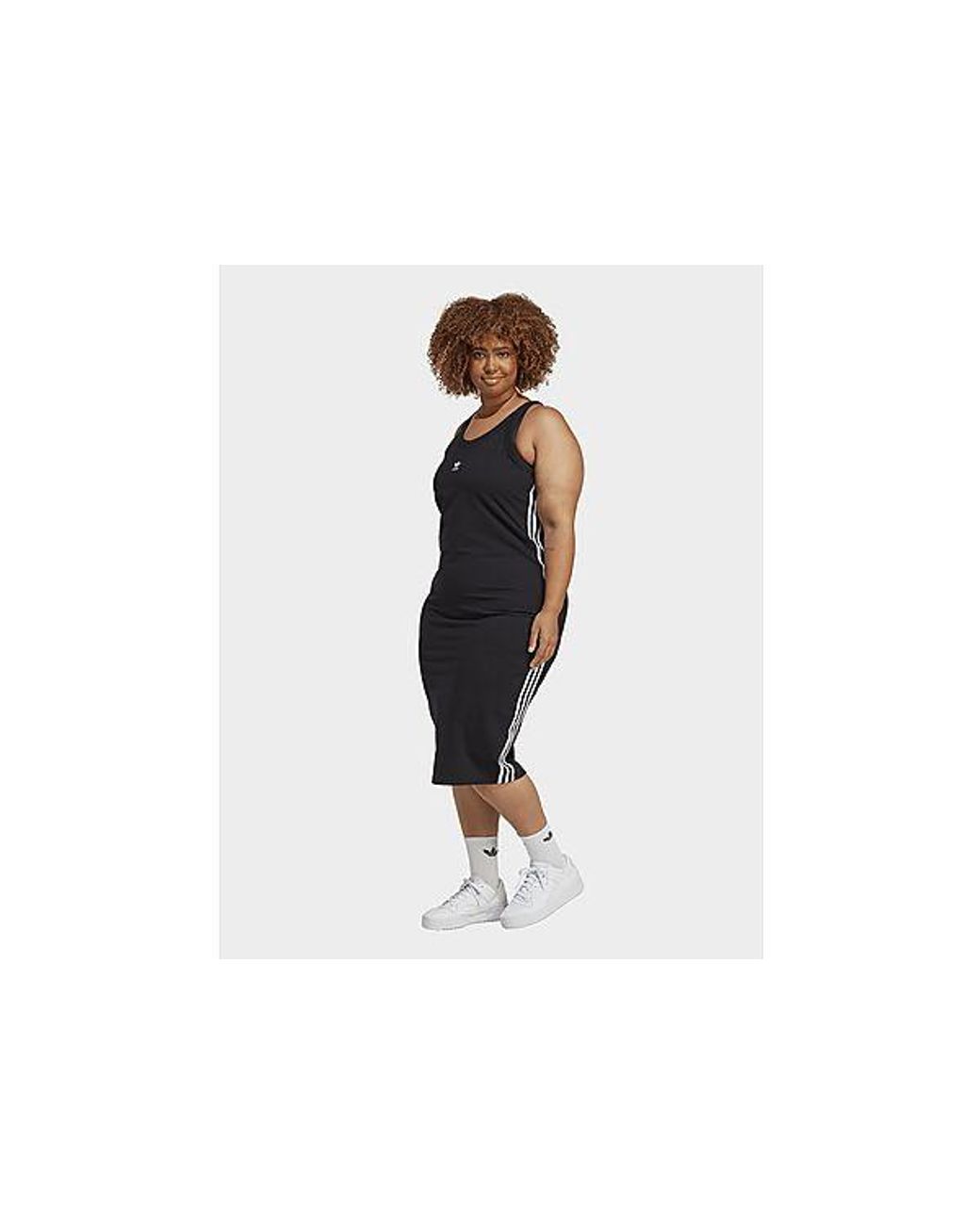 adidas Originals Adicolor Classics 3 stripes Long Tank Dress plus