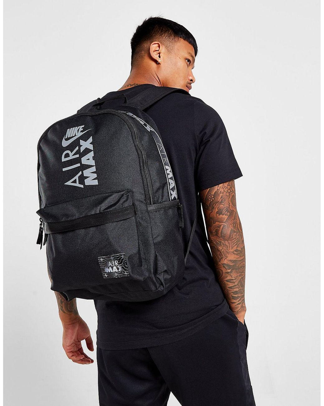 Nike Air Max Heritage Backpack in Black | Lyst UK