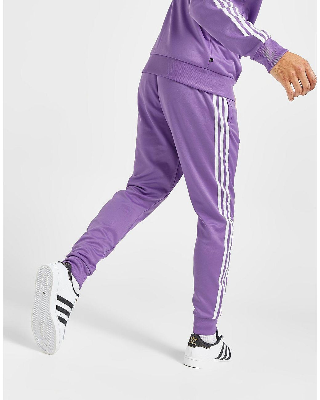 adidas Originals Sst Track Pants in Purple for Men | Lyst UK