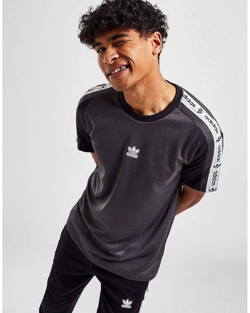 adidas Originals Edge T-shirt in Black for Men | Lyst UK