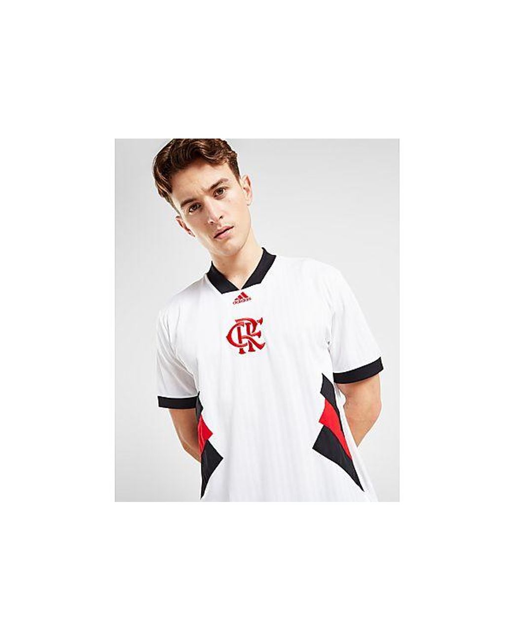 adidas Cr Flamengo Icons Shirt in Black for Men | Lyst UK
