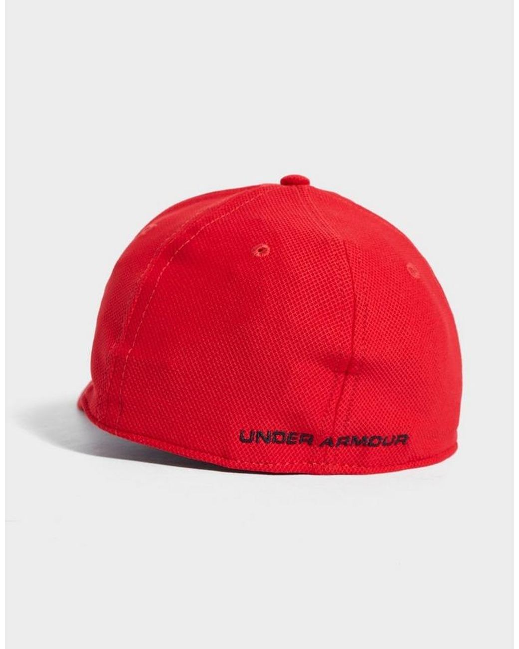 black and red under armour hat