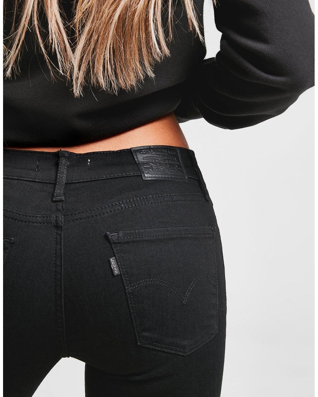 levis super skinny 710 black