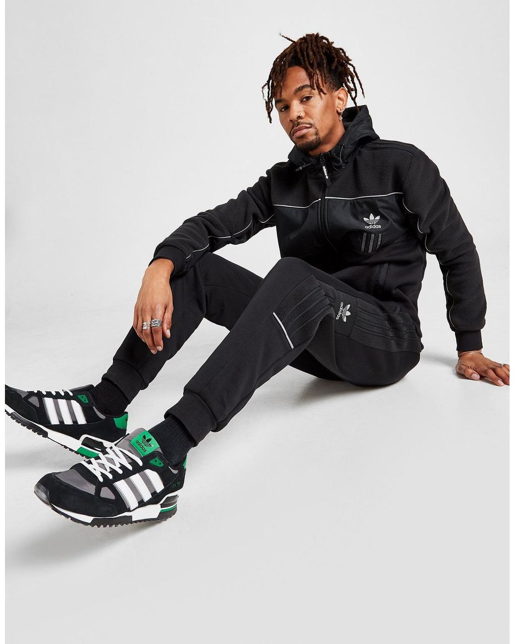 adidas Originals Cotton Id96 Winter Joggers in Black for Men - Lyst