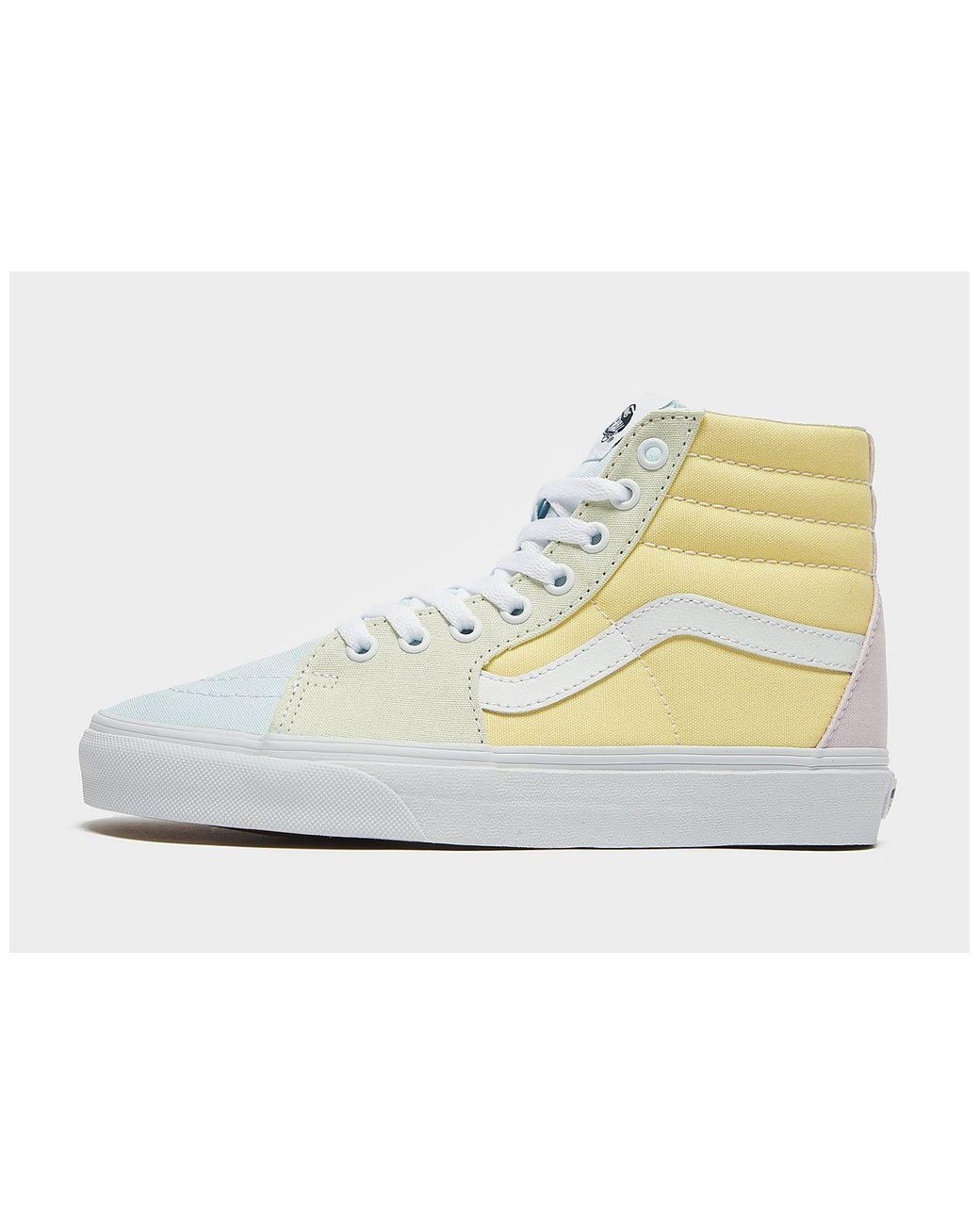 Vans Cotton Sk8 Hi Pastel in Yellow Lyst UK
