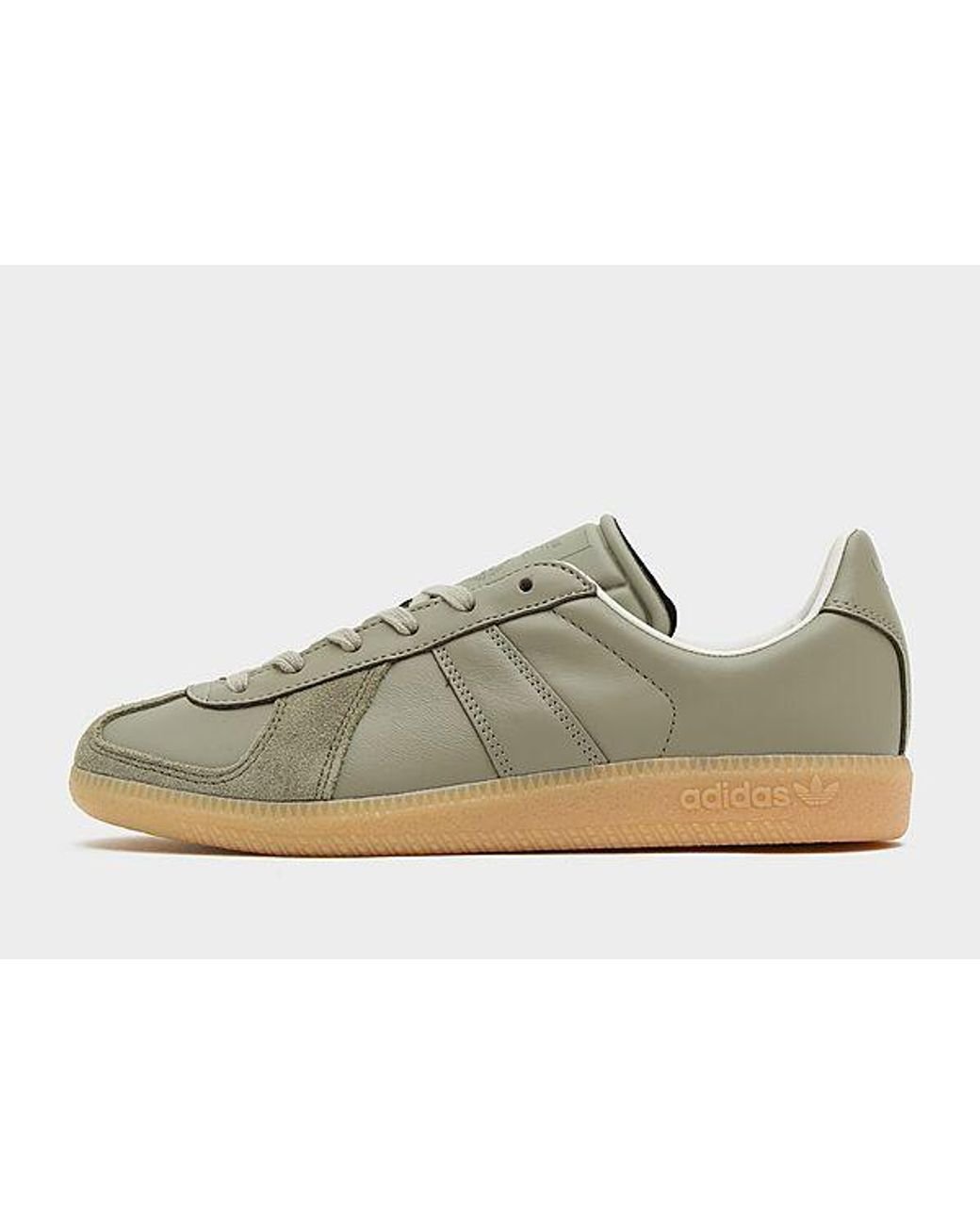 adidas originals bw army sneakers in white with gum sole