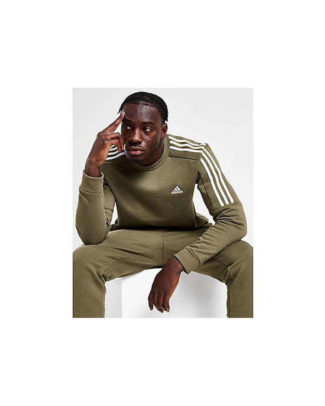 adidas khaki jumper