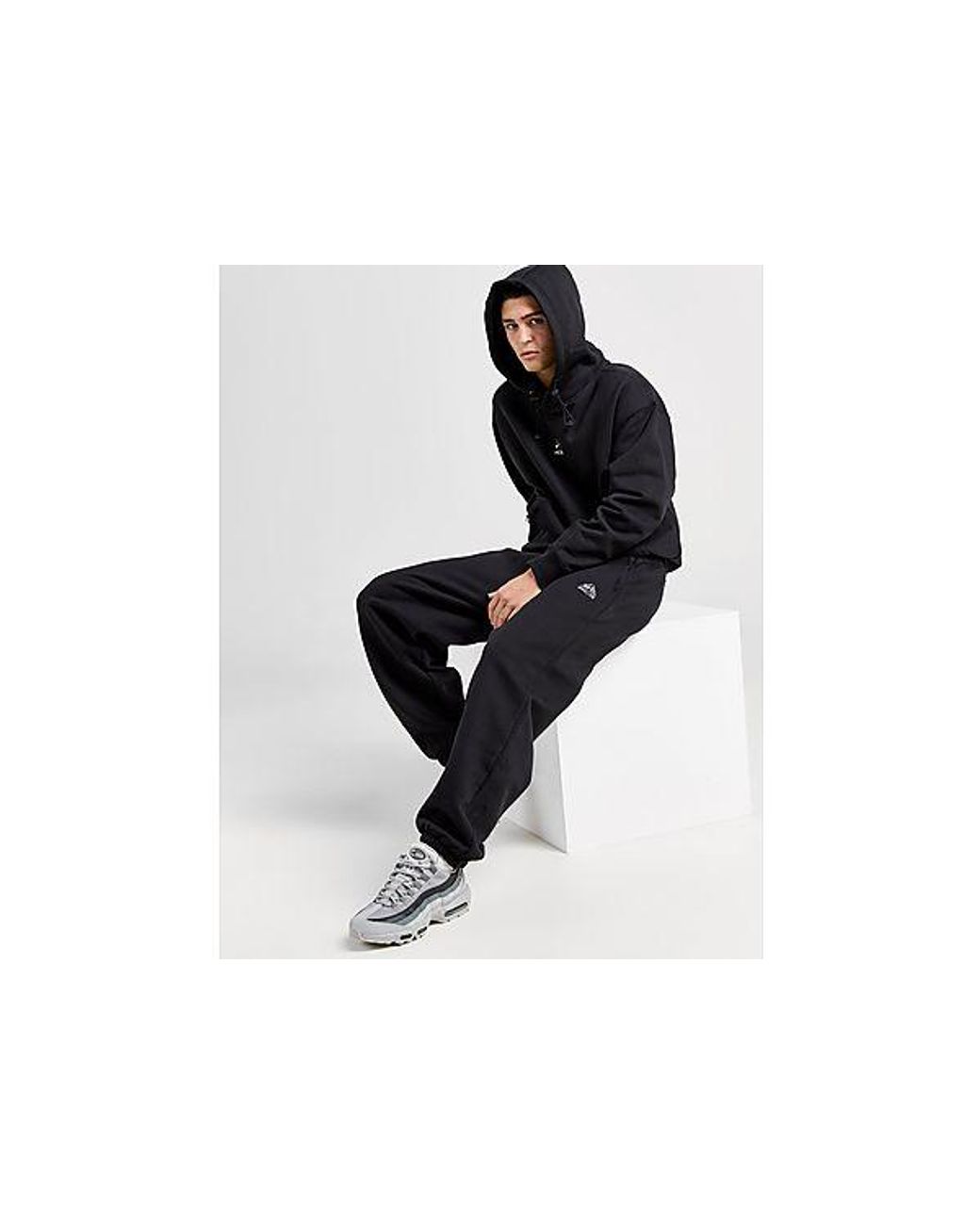 Nike Acg Lungs Therma-fit Repel Tuff Fleece Pants in Black for Men