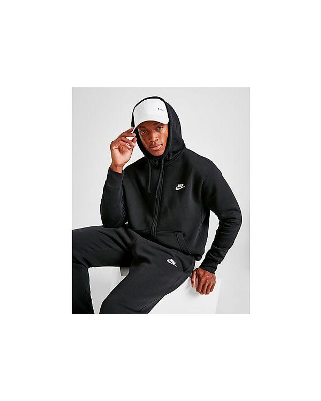 Nike Foundation Full zip Hoodie in Black for Men Lyst UK