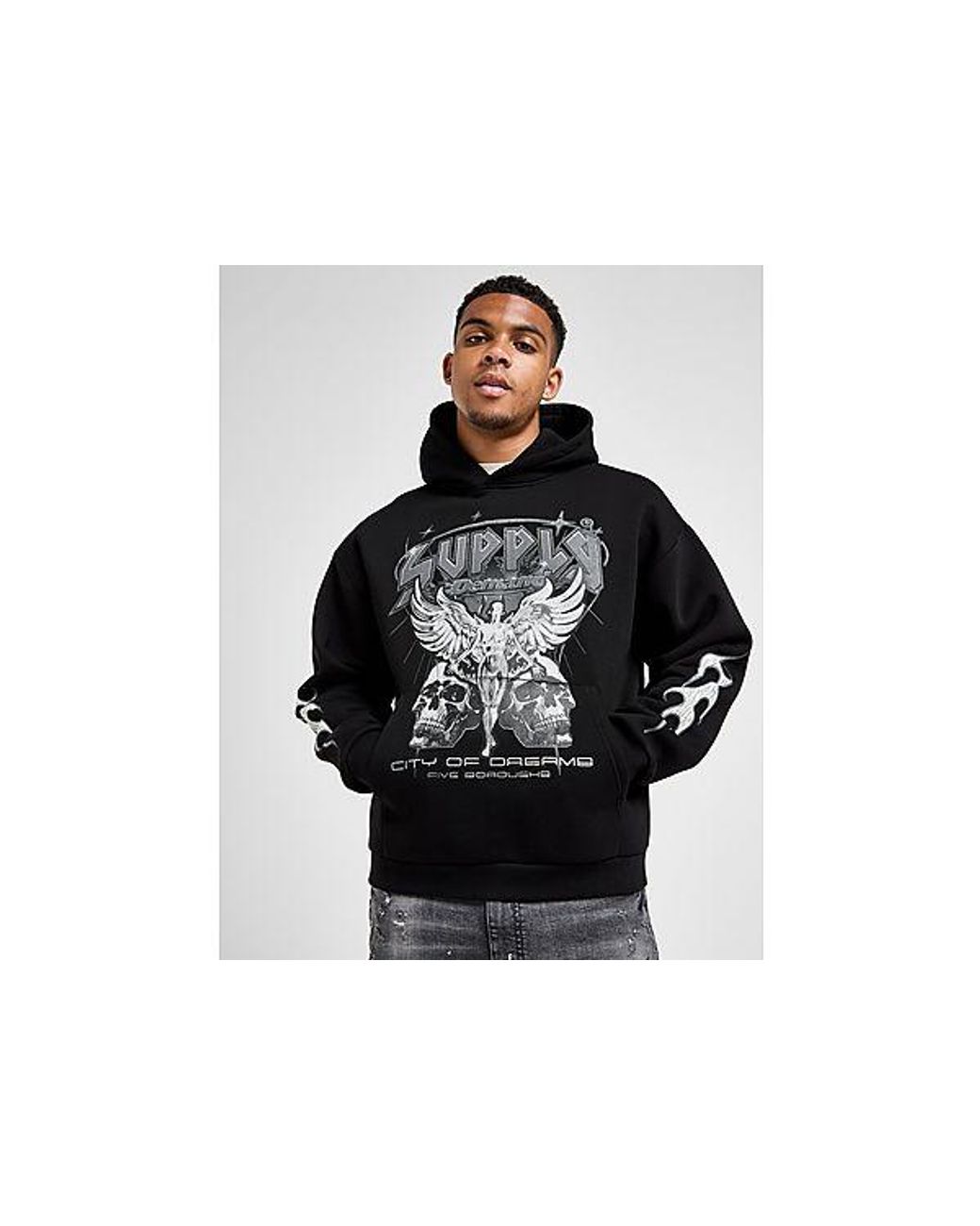 [Supply & Demand] Tronic Hoodie トロニックフーディ SUPPLY + DEMAND Tronic Hoodie in Black for Men | Lyst UK