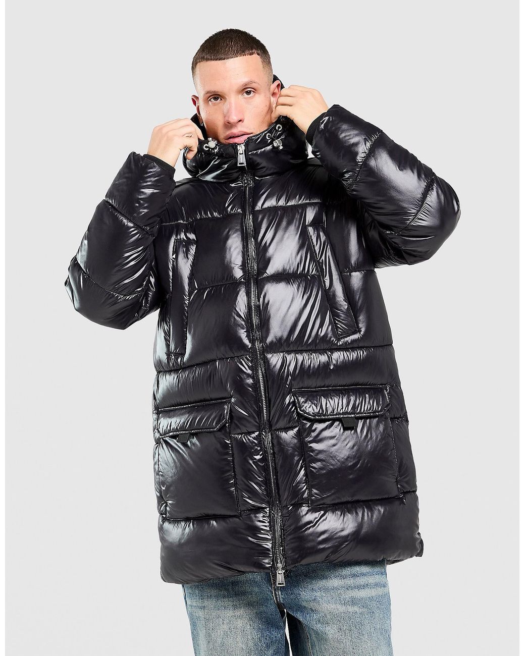 Parka Shiner SUPPLY + DEMAND pour homme en coloris Black