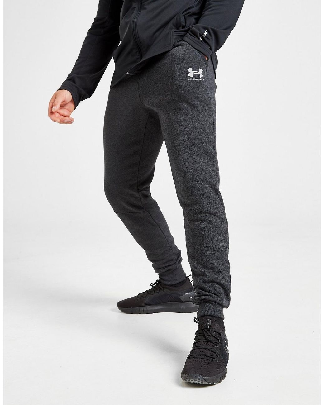under armour threadborne fleece stacked joggers