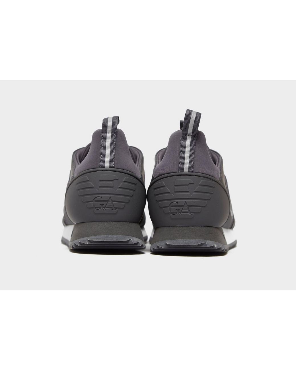 ea7 mesh run grey