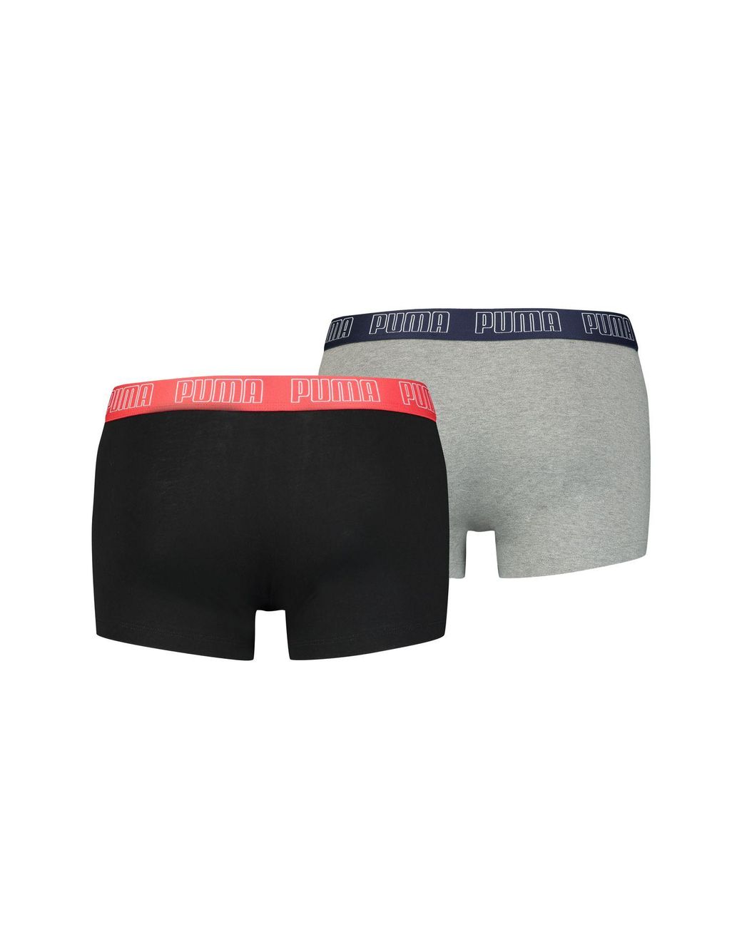 PUMA Basic Trunk Boxershort 2er Pack Aqua/Blue für Herren