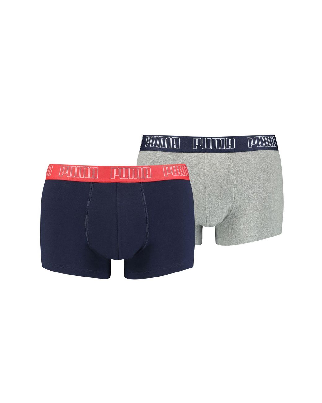PUMA Basic Trunk Boxershort 2er Pack Aqua/Blue für Herren