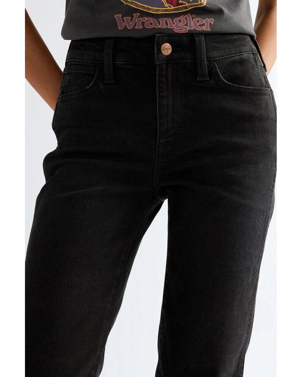 Wrangler Straight Midnight in het Black