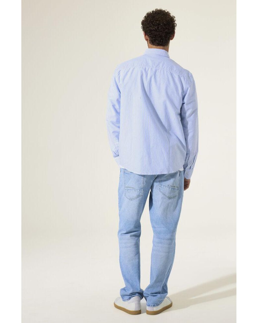 Garcia Overhemd Gestreept in het Blue voor heren