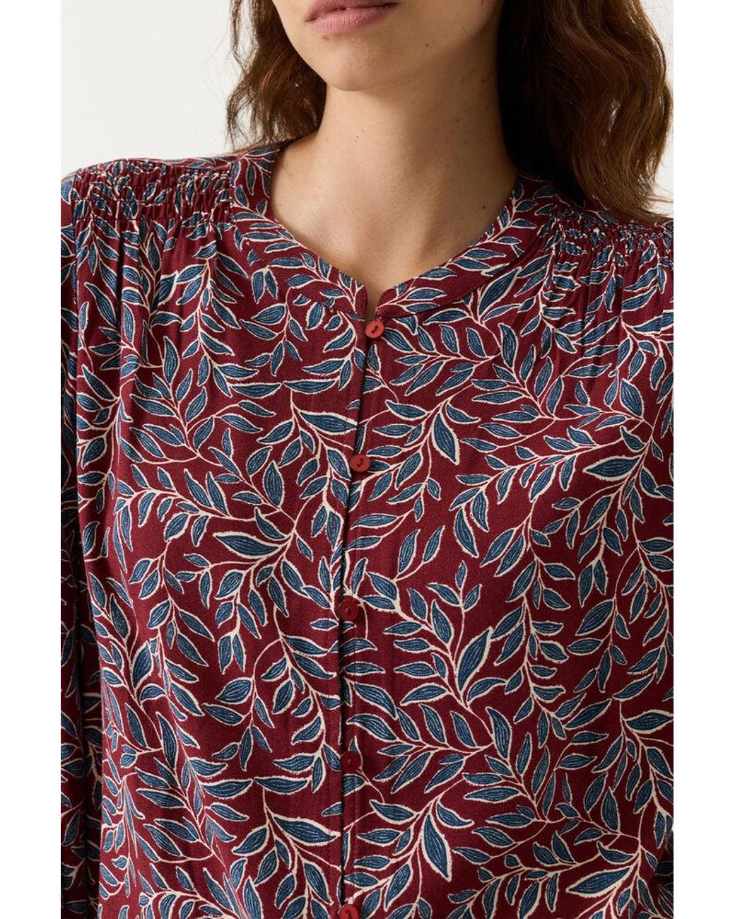 Tripper Blouse Met Print in het Red