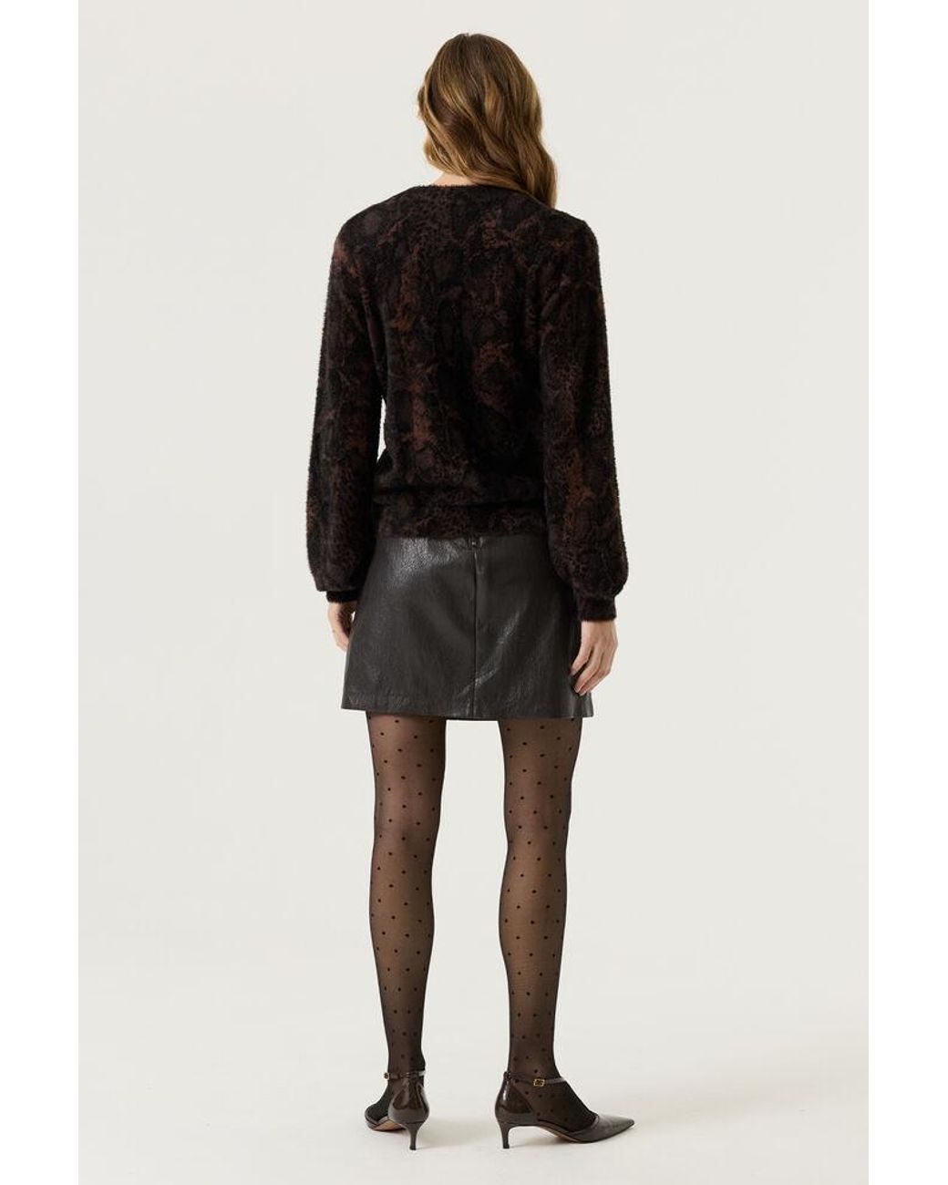 Garcia Trui Met Print in het Black