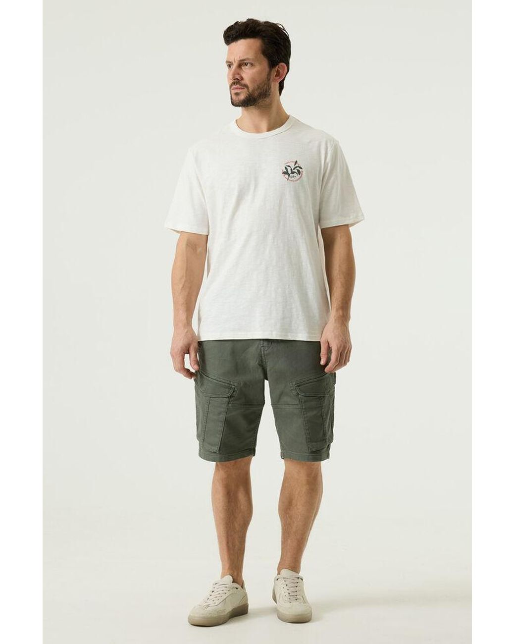 Pilot Cargo Short in het Natural voor heren