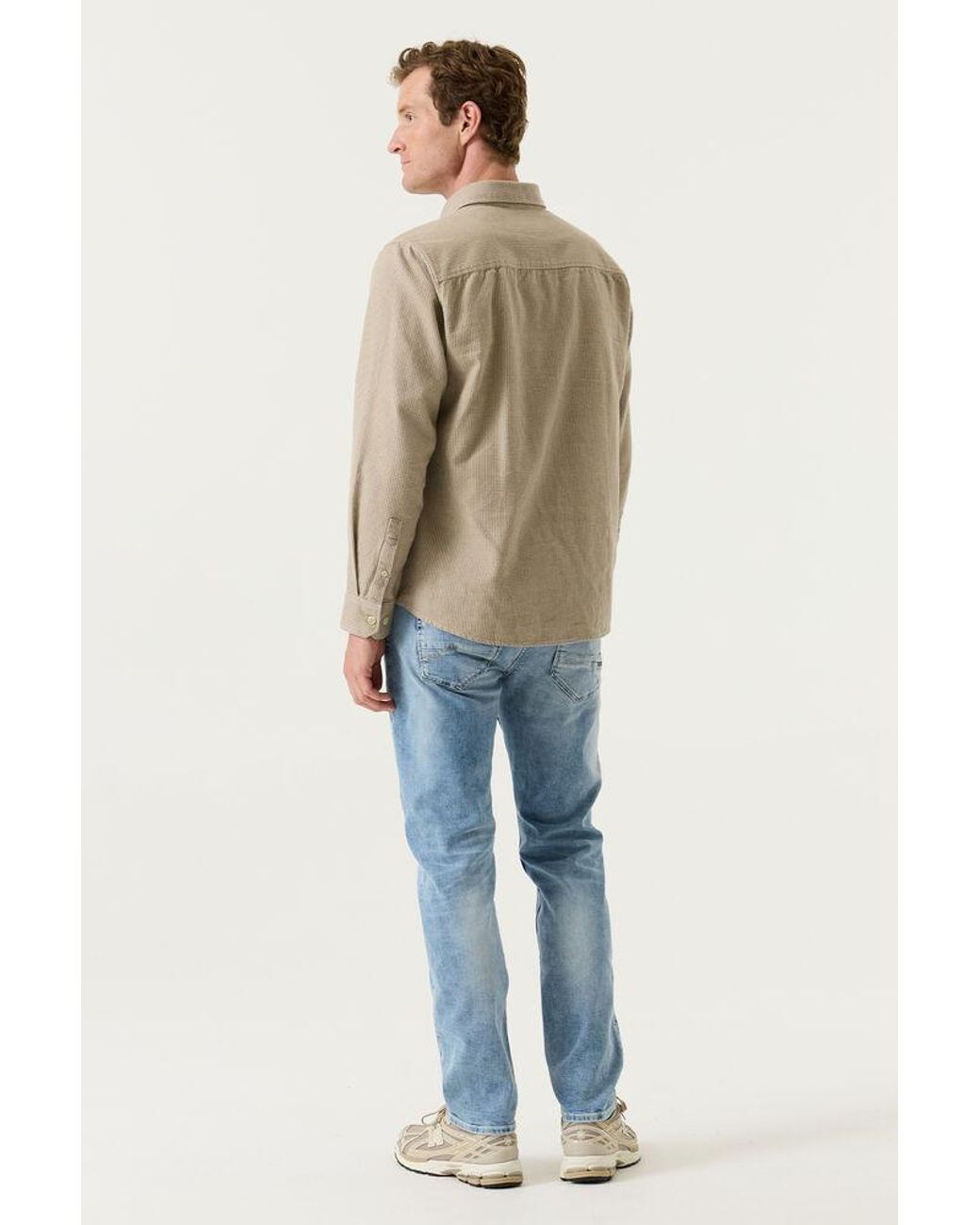Pilot Overhemd Beige in het Natural voor heren