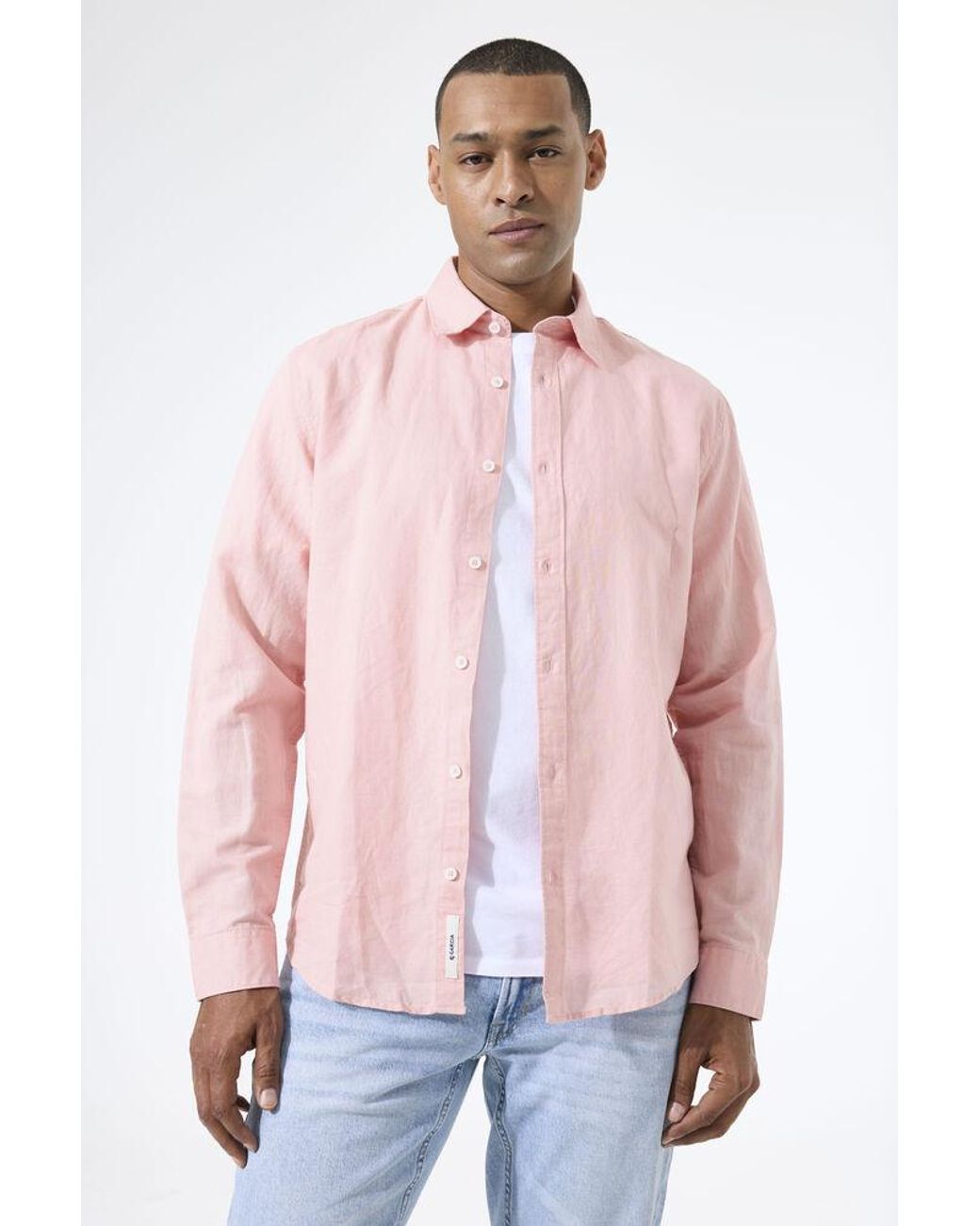 Garcia Overhemd in het Pink voor heren