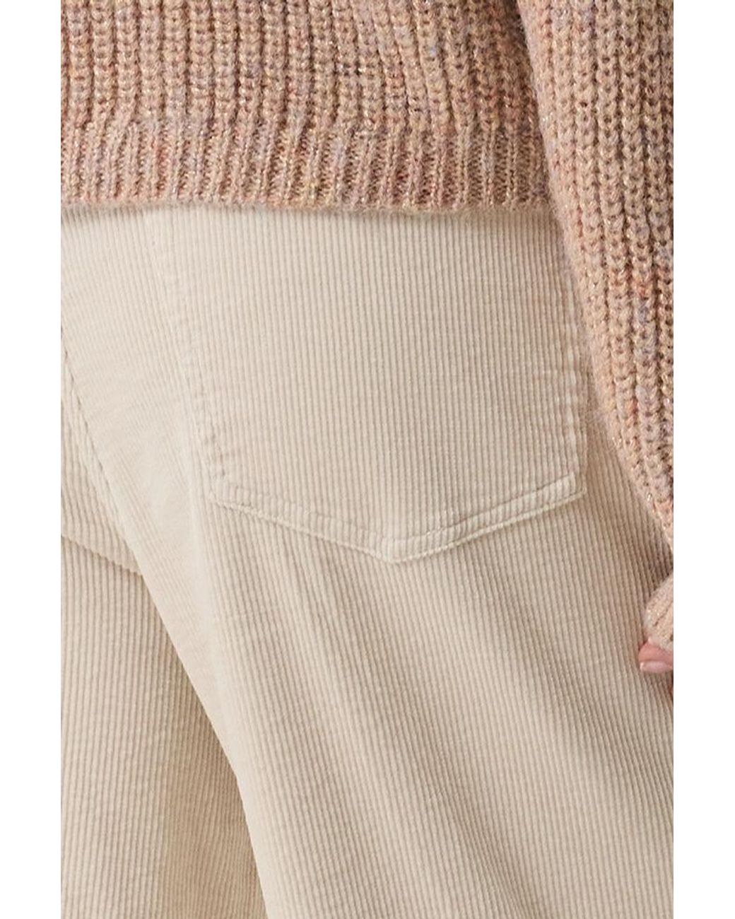 Garcia Chyla 282 Barrel Corduroy Broek Gebroken in het White