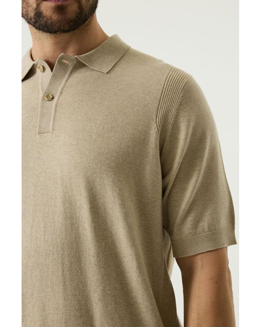 Pilot Polo Beige in het Natural voor heren