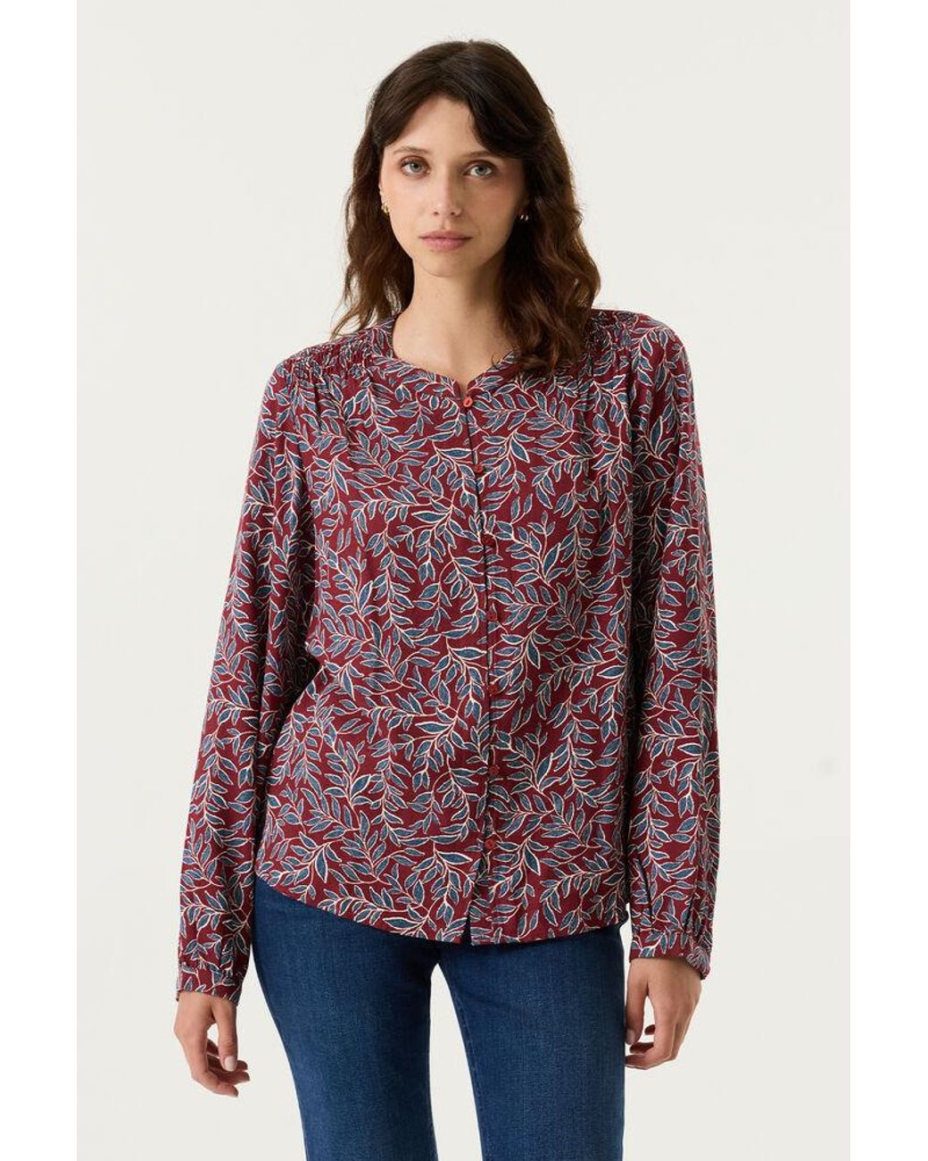 Tripper Blouse Met Print in het Red