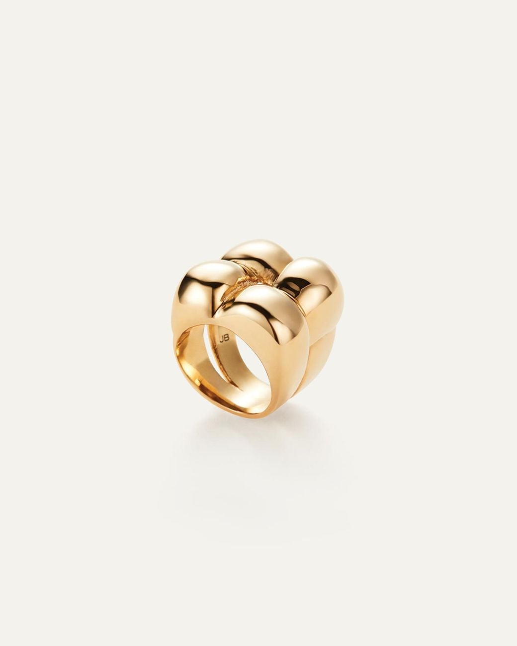 Jenny Bird Natural Mega Woven Square Ring