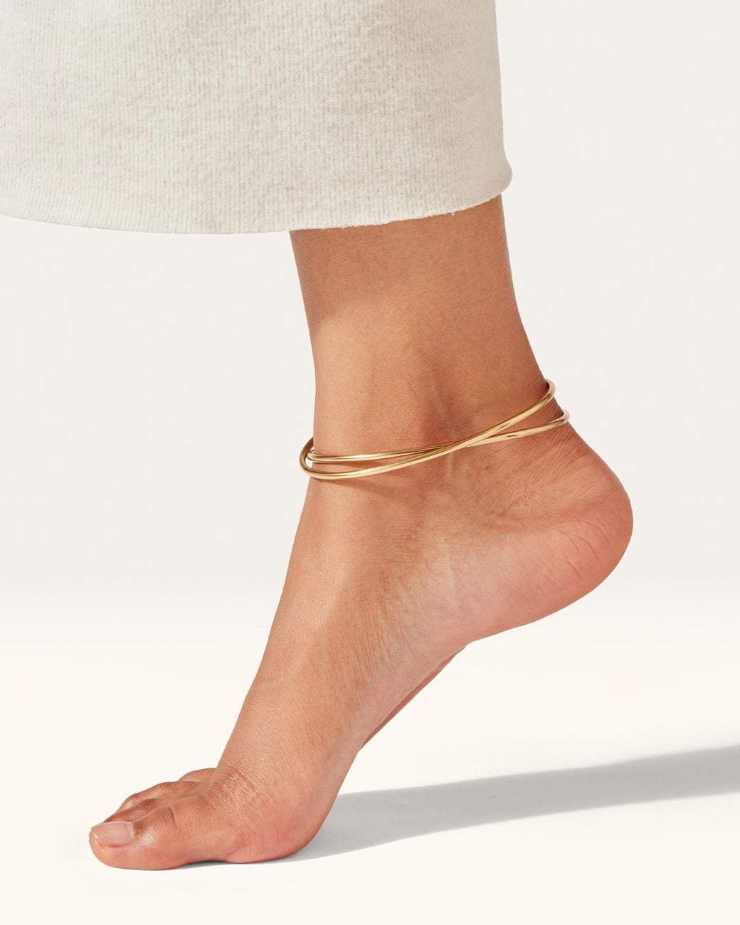 Jenny Bird Natural The Dane Anklet Stack