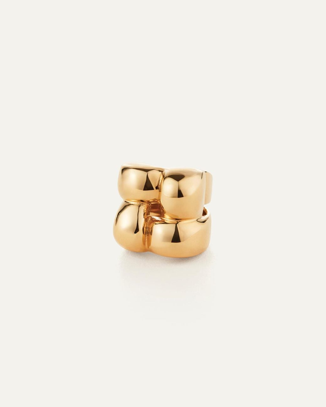 Jenny Bird Natural Mega Woven Square Ring