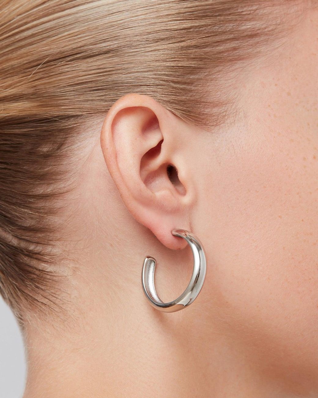 Jenny Bird Natural Staple Hoop Earrings - Large