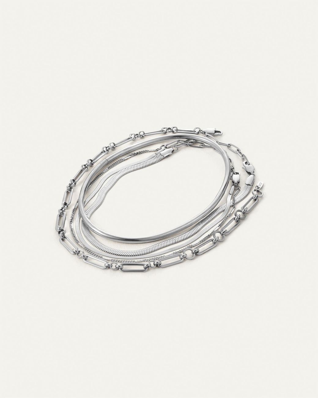 Jenny Bird Multicolor Statement Anklet Stack